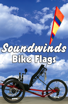 Recumbent Bike Flags – Premier Kites & Designs